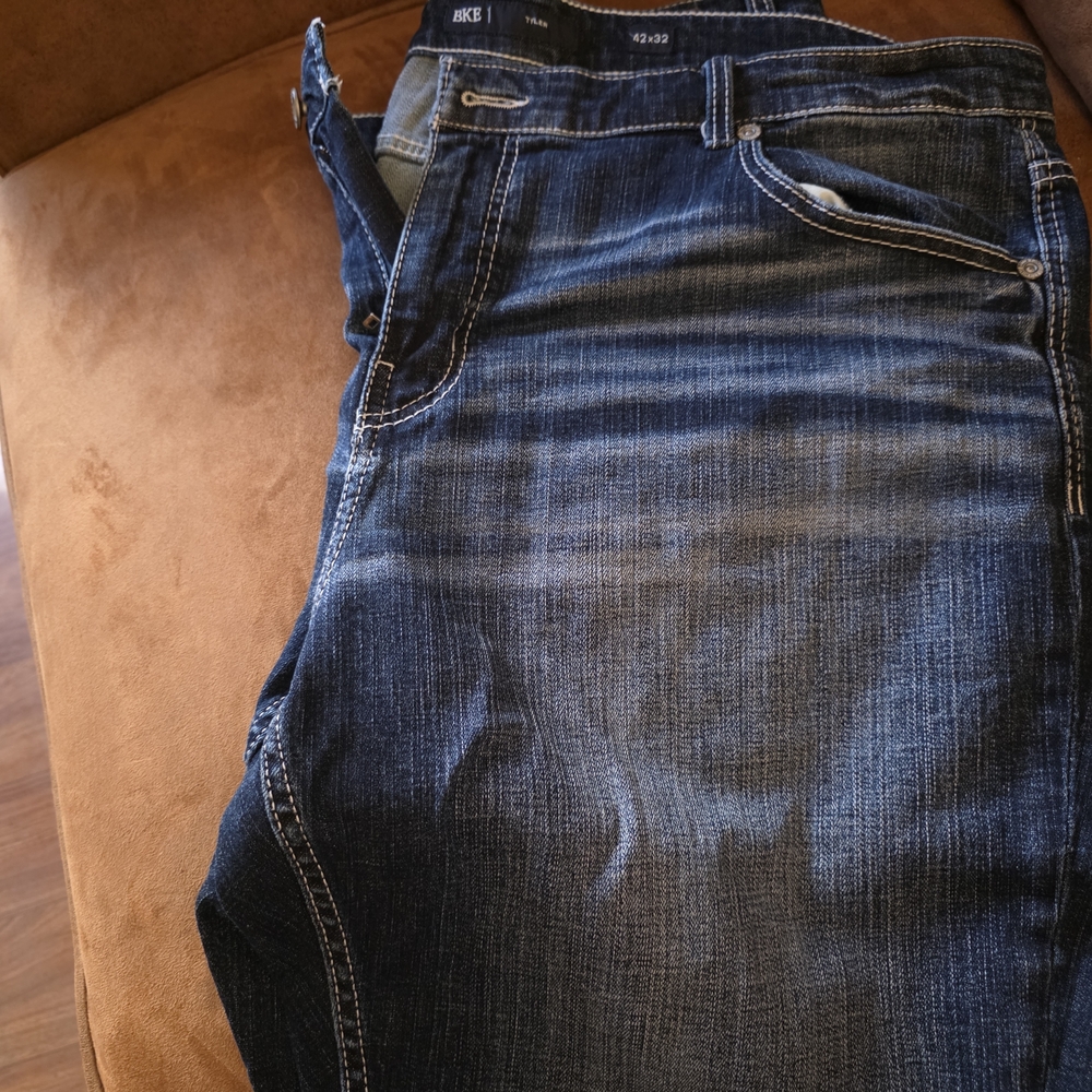 BKE Dark Blue Relaxed Men Jeans